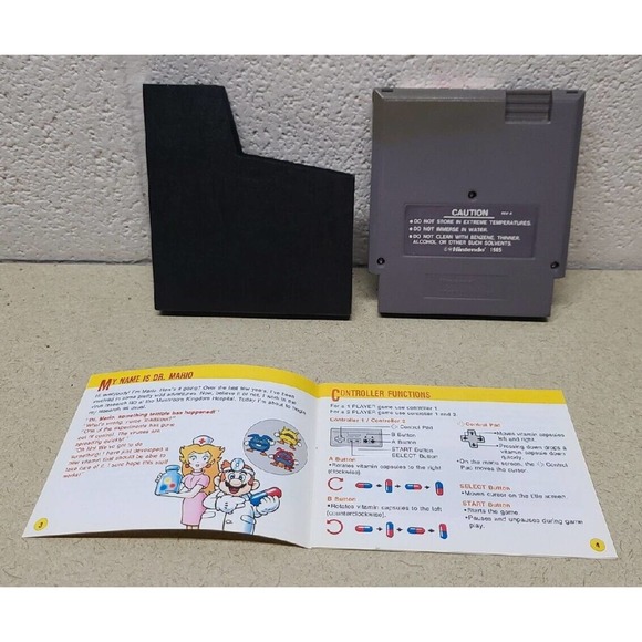 Dr. Mario Nintendo Entertainment System 1990 NES Complete With Manual - Picture 2 of 6
